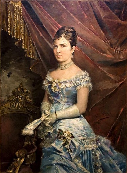 Maria de las Mercedes de Orleans av Jose Denis Belgrano