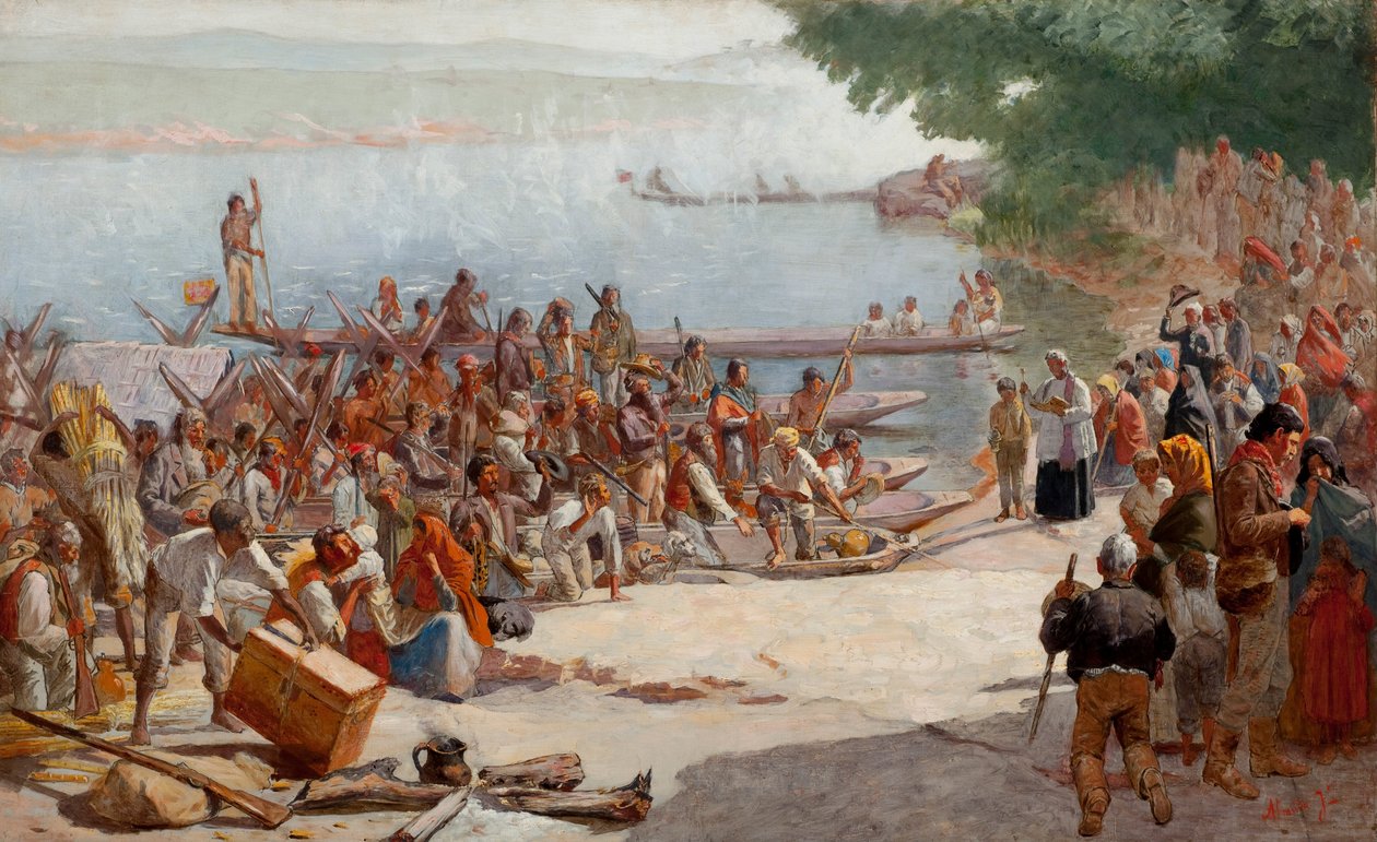 Studie for avgang fra Moncao av Jose Ferraz Almeida de Junior