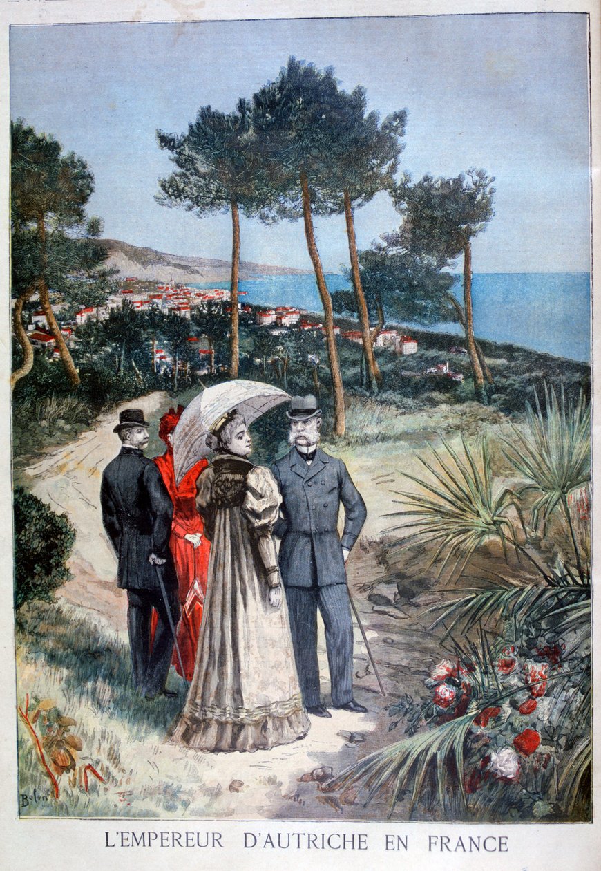 Franz Joseph I, keiser av Østerrike, på besøk i Frankrike, 1894 av Jose Belon