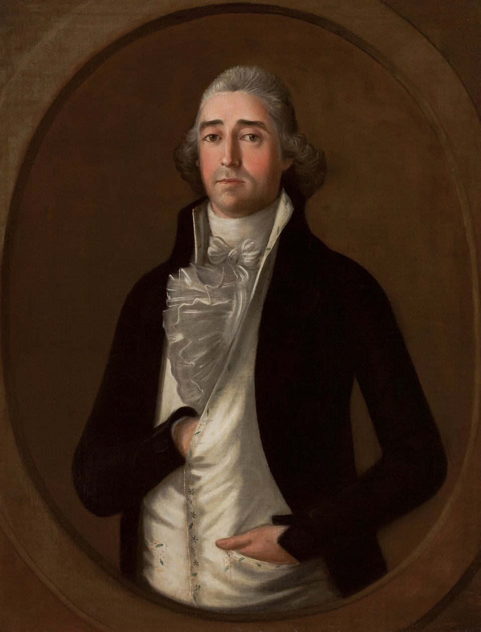 Portrett av en ukjent mann, 1778 av Jose Francisco Xavier de Salazar y Mendoza