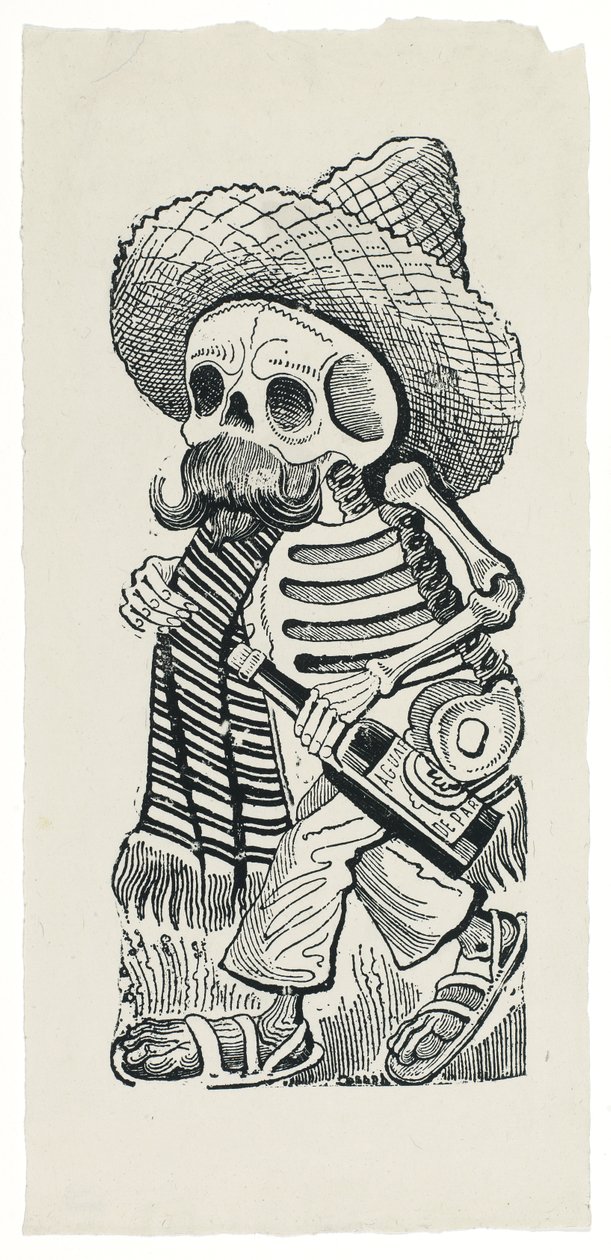 Hodeskallen til Francisco I. Madero av José Guadalupe Posada
