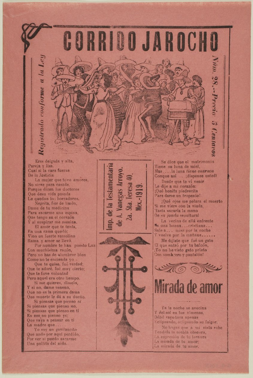 Jarocho-Korridor av José Guadalupe Posada