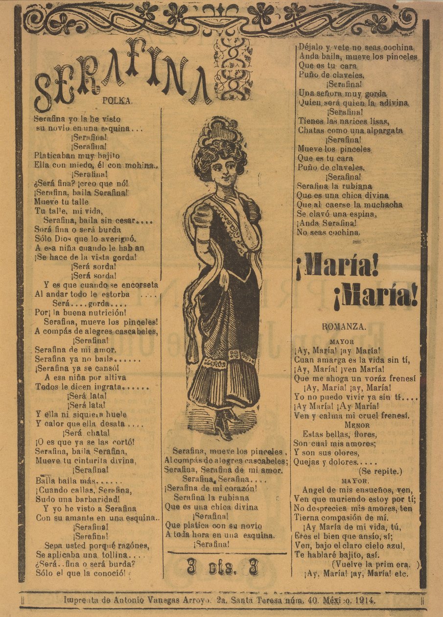 Serafina av José Guadalupe Posada