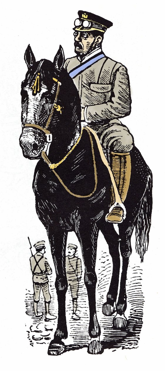 Den meksikanske revolusjonen (1910–1920): Portrett av viktoriansk gartner (1854–1916). Xylografi av Jose Guadalupe Inn (1852-1913). av José Guadalupe Posada