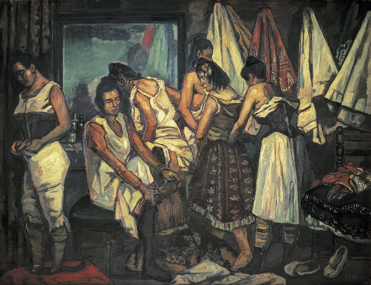 GUTIERREZ SOLANA, José (1886-1945). Korpikene. 1925 (olje på lerret) av Jose Gutierrez Solana