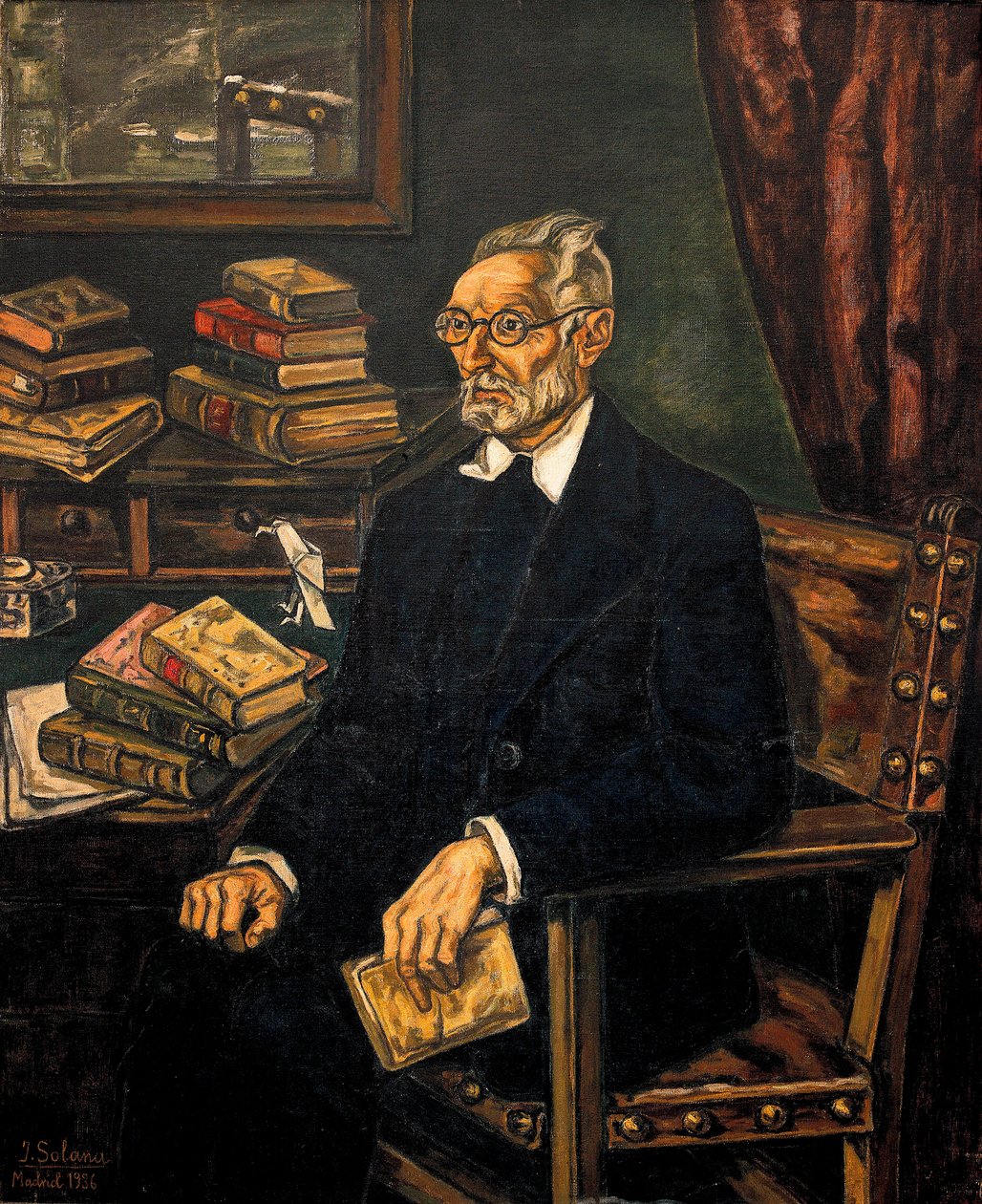 Miguel de Unamuno, maleri av Jose Gutierrez Solana av Jose Gutierrez Solana