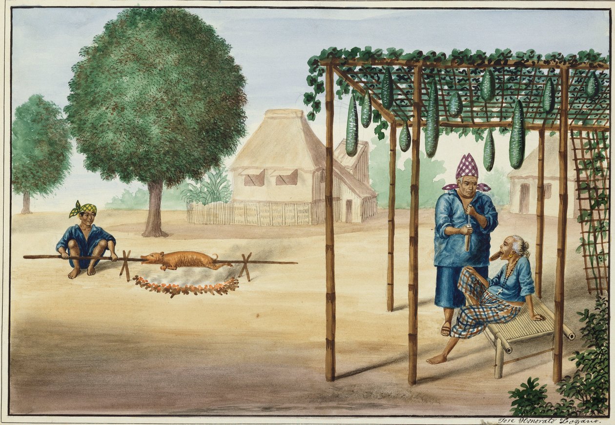 Manila and it's Environs: A Scene av Jose Honorato Lozano