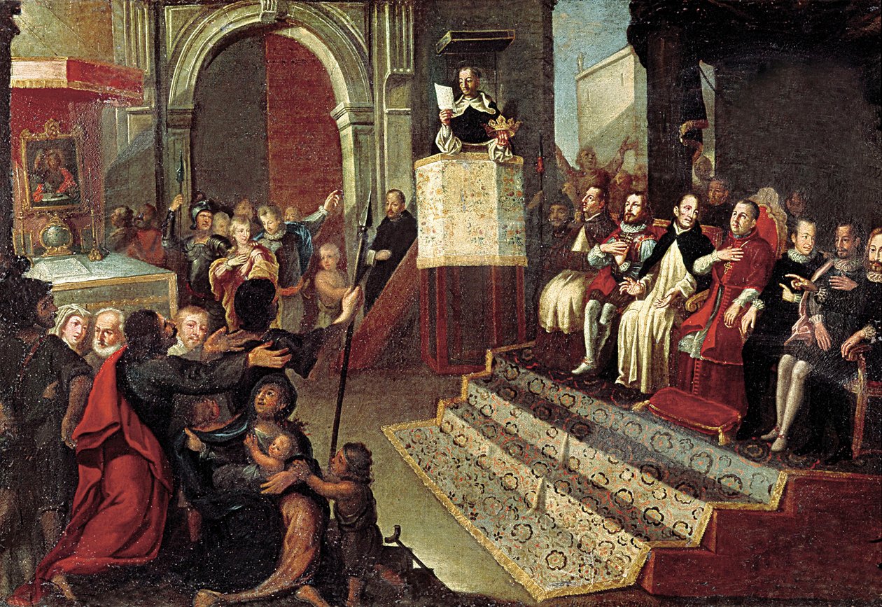 Saint Vincent Ferrer under kompromisset fra Caspe i 1412 av Jose Ingles