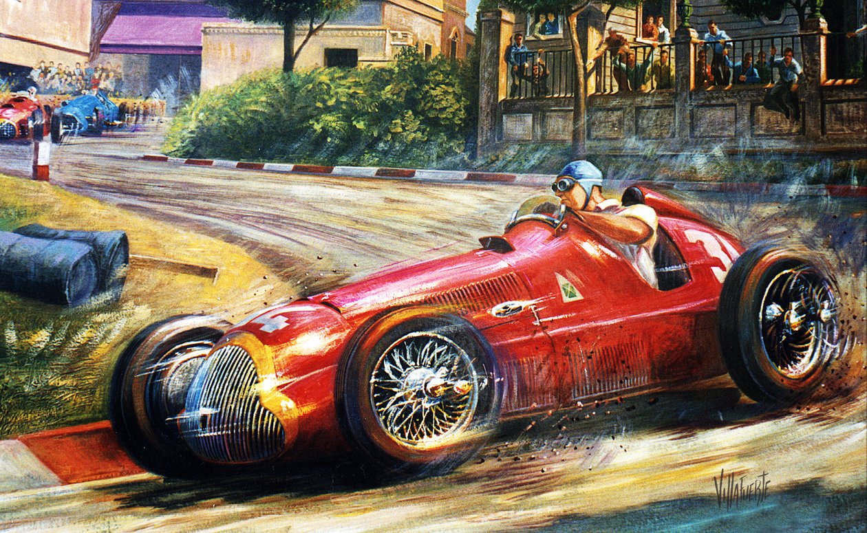 Juan Manuel Fangio, Pescaras gater av Jose Maria Villafuerte