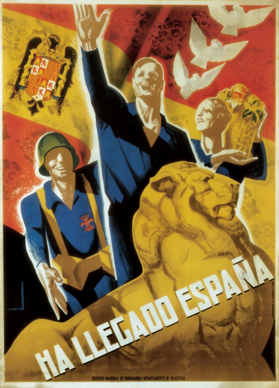 Spansk borgerkrig (1936-1939): Spania har ankommet, ca. 1936–39 (plakat) av Jose Morell