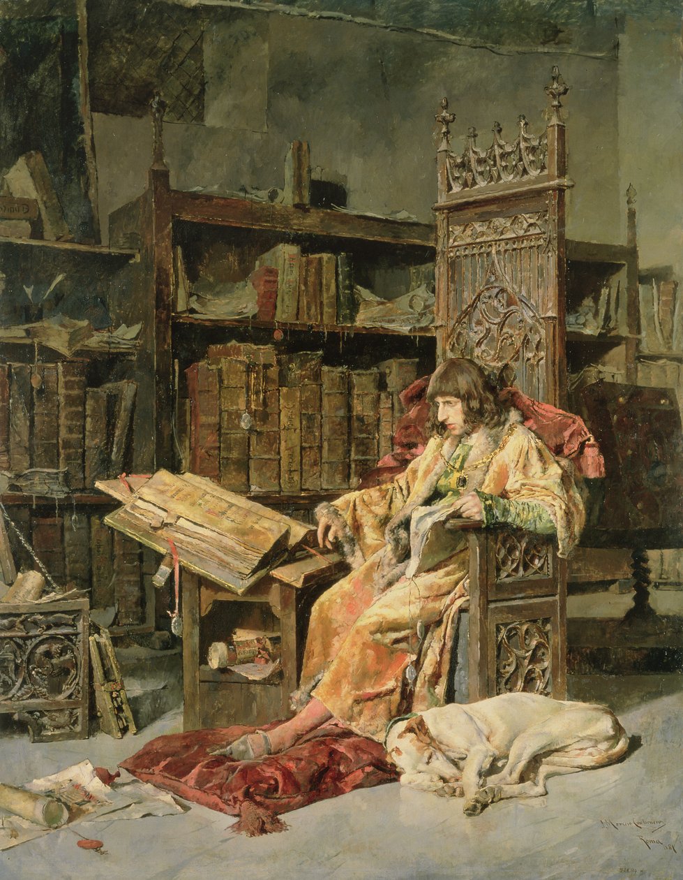 Don Carlos av Vianad (1421-61) 1881 av Jose Moreno Carbonero