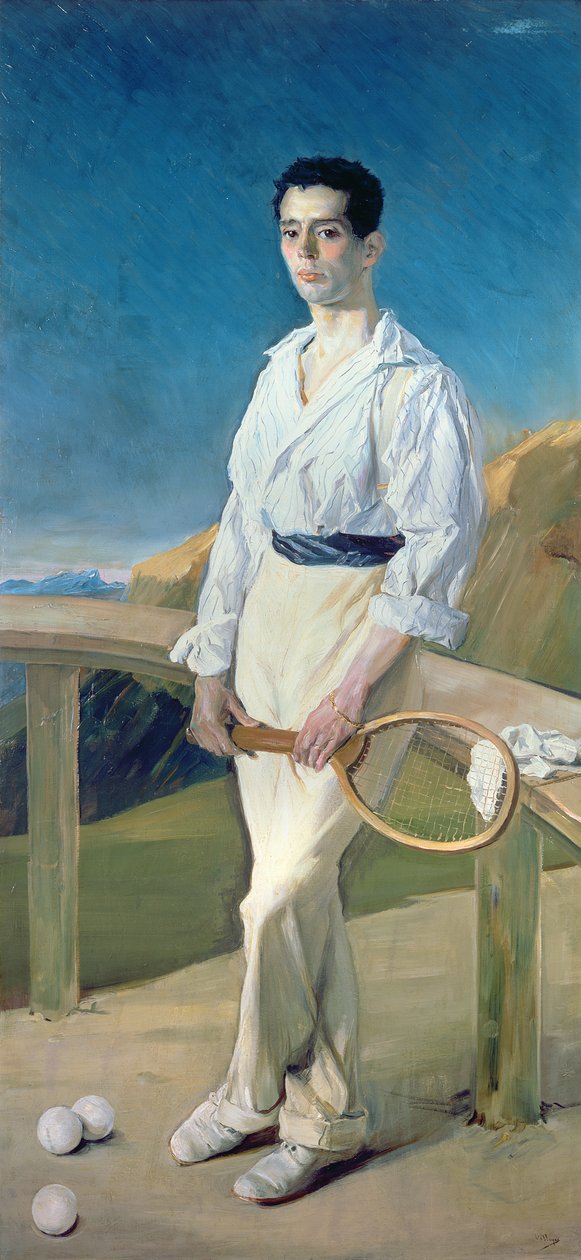 Tennisspilleren (olje) av Jose Villegas Cordero