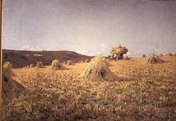 Høsting nær Amberley, Sussex av Jose Weiss