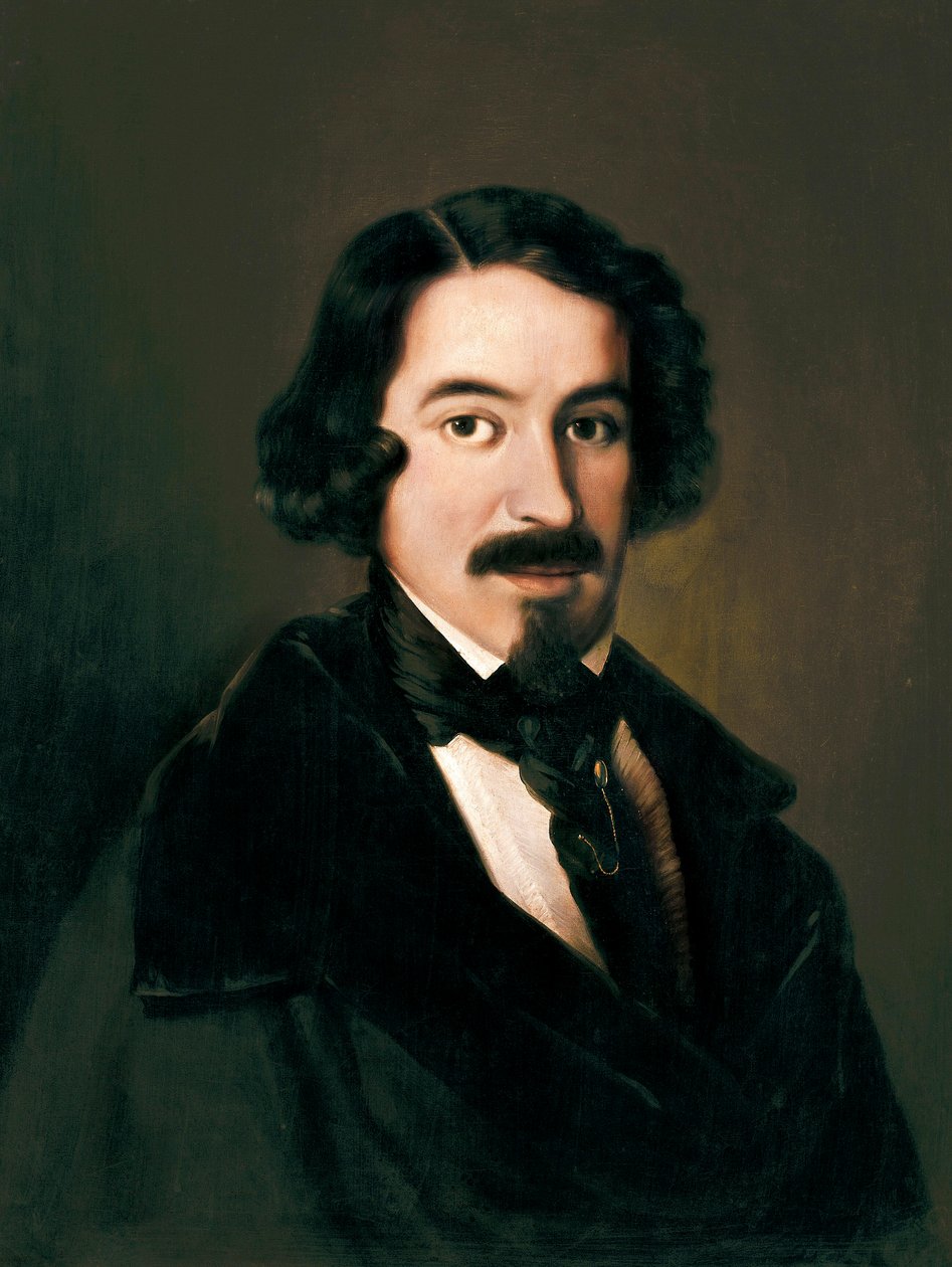 Portrett av Jose de Espronceda (1808-1842) av José de Madrazo