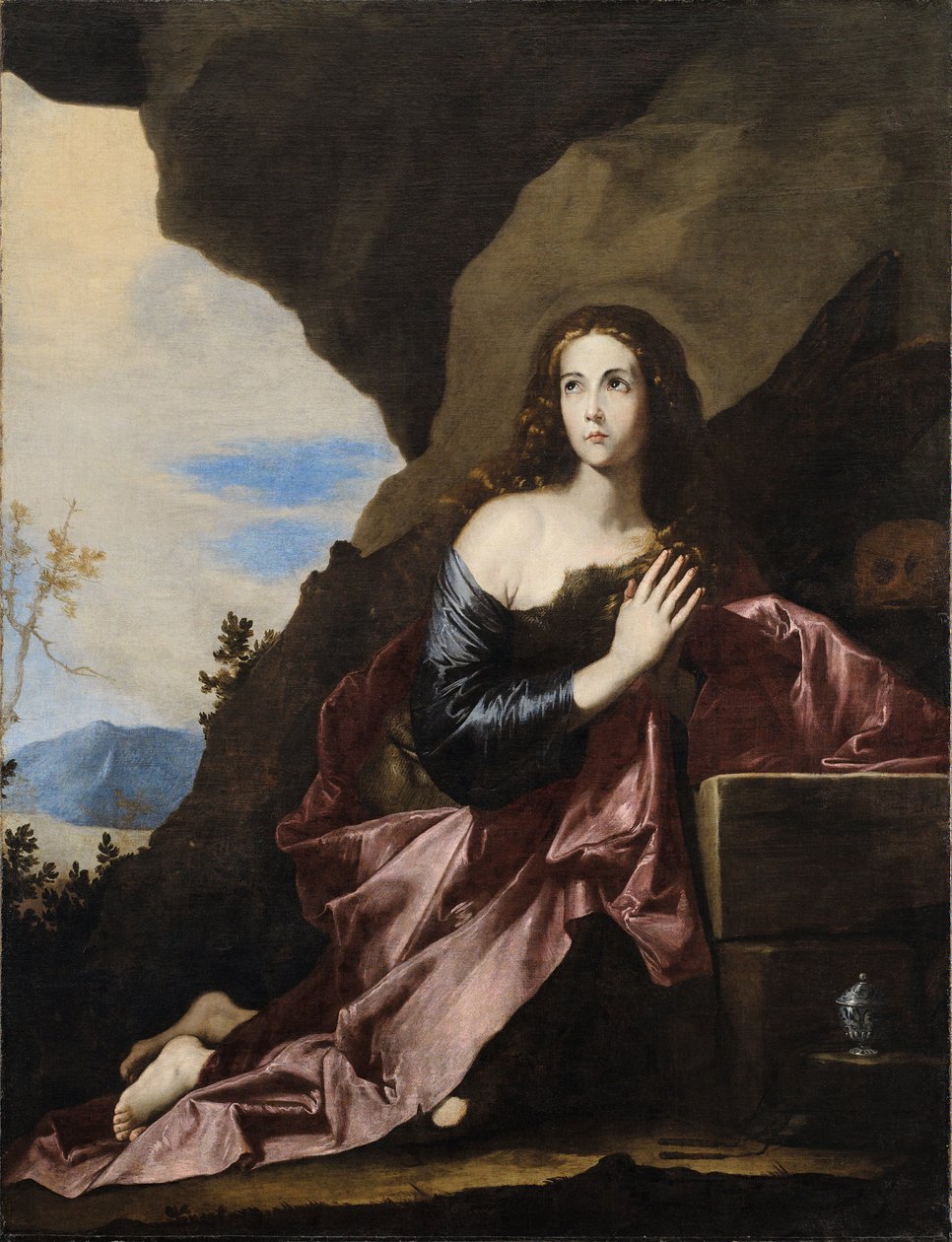 Mary Magdalene Penitent, 1637 av Jose de Ribera