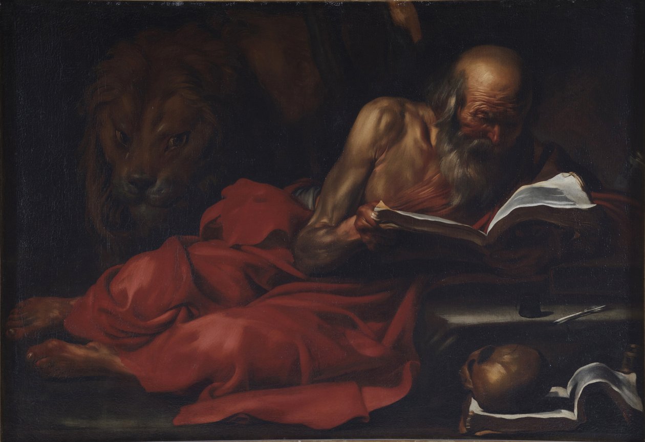 Den hellige Jerome av Jose de Ribera