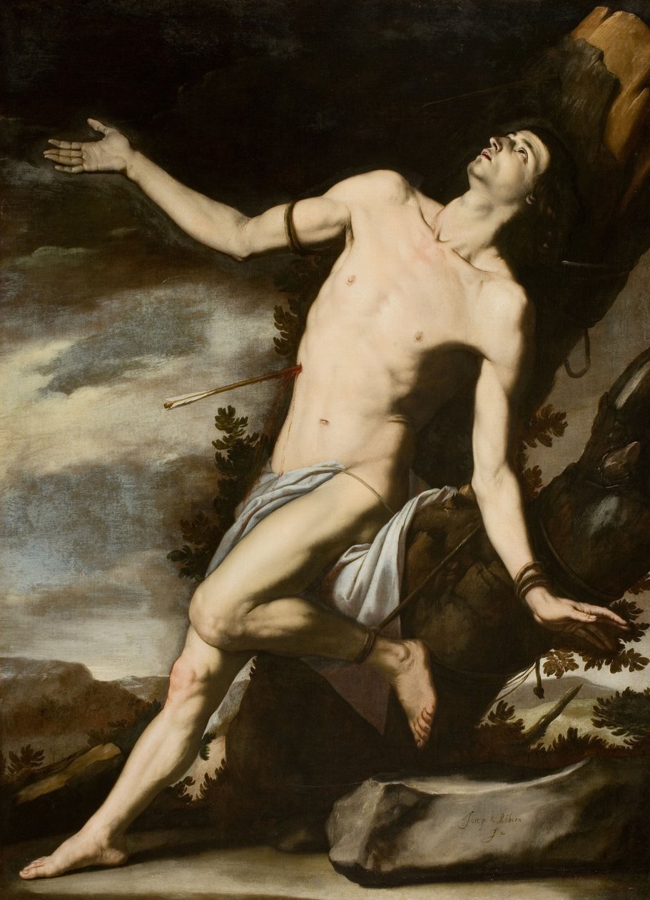 Sankt Sebastian av Jose de Ribera