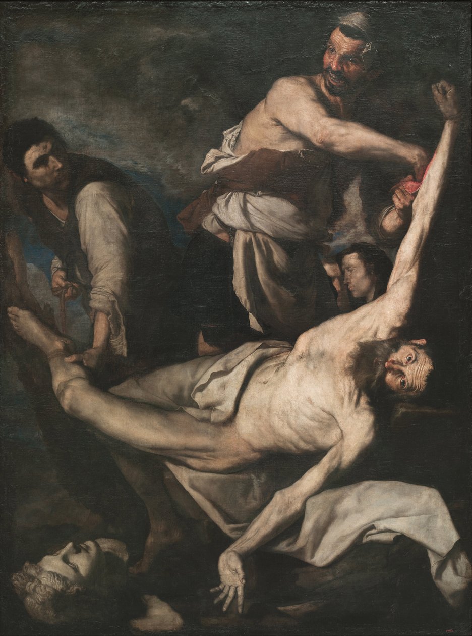 Martyrdommen til Saint Bartholomew av Jose de Ribera