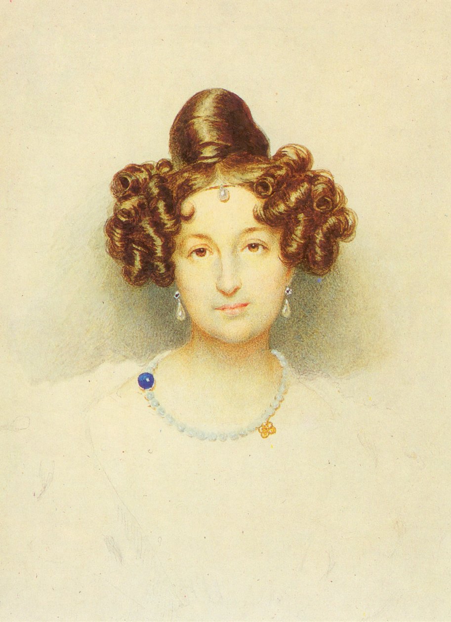 Portrett av grevinne Elisaweta Woronzowa (1792-1880) av Josef Eduard Teltscher