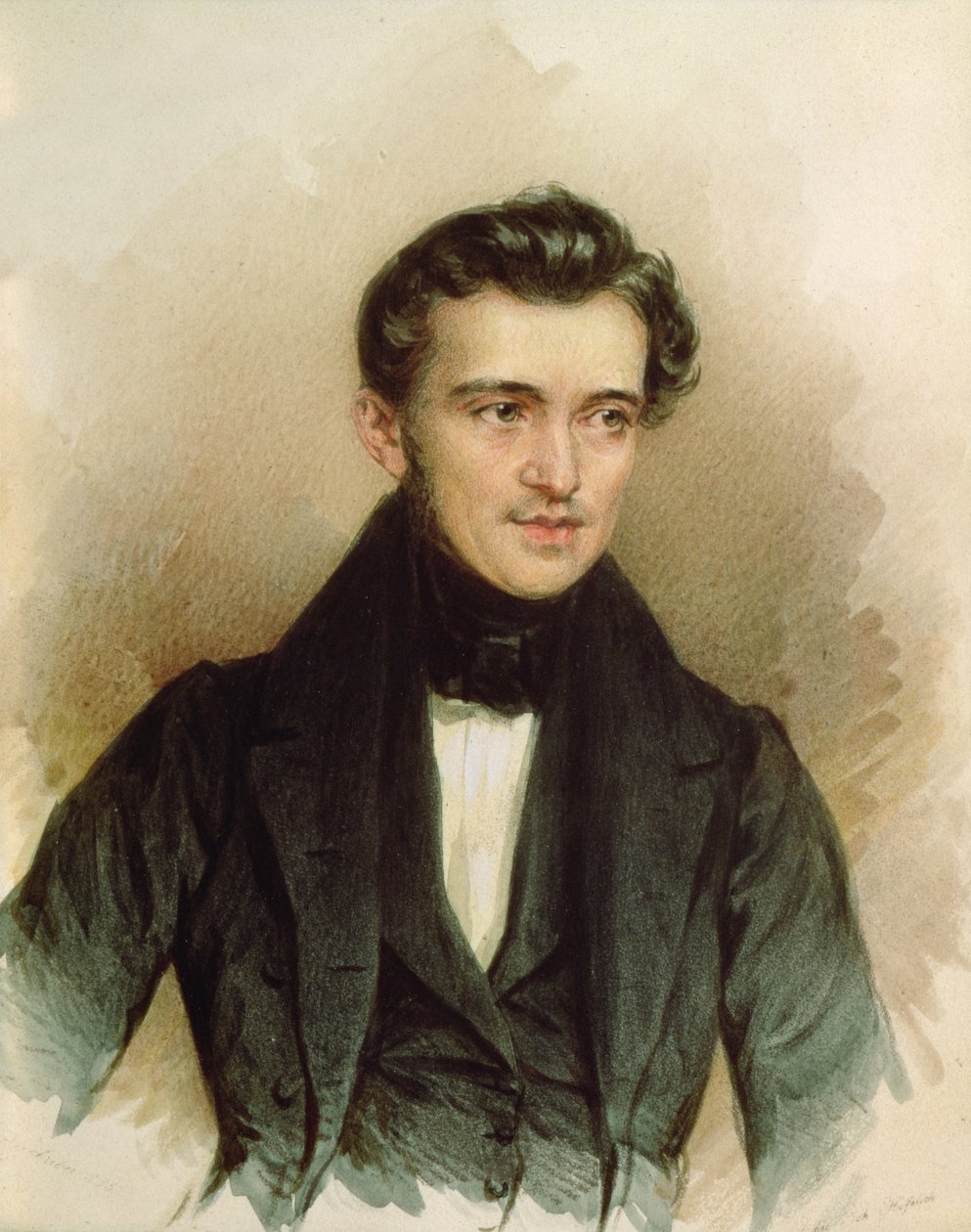 Johann Strauss den eldre (1804-49), 1835 av Josef Nikolaus Kriehuber