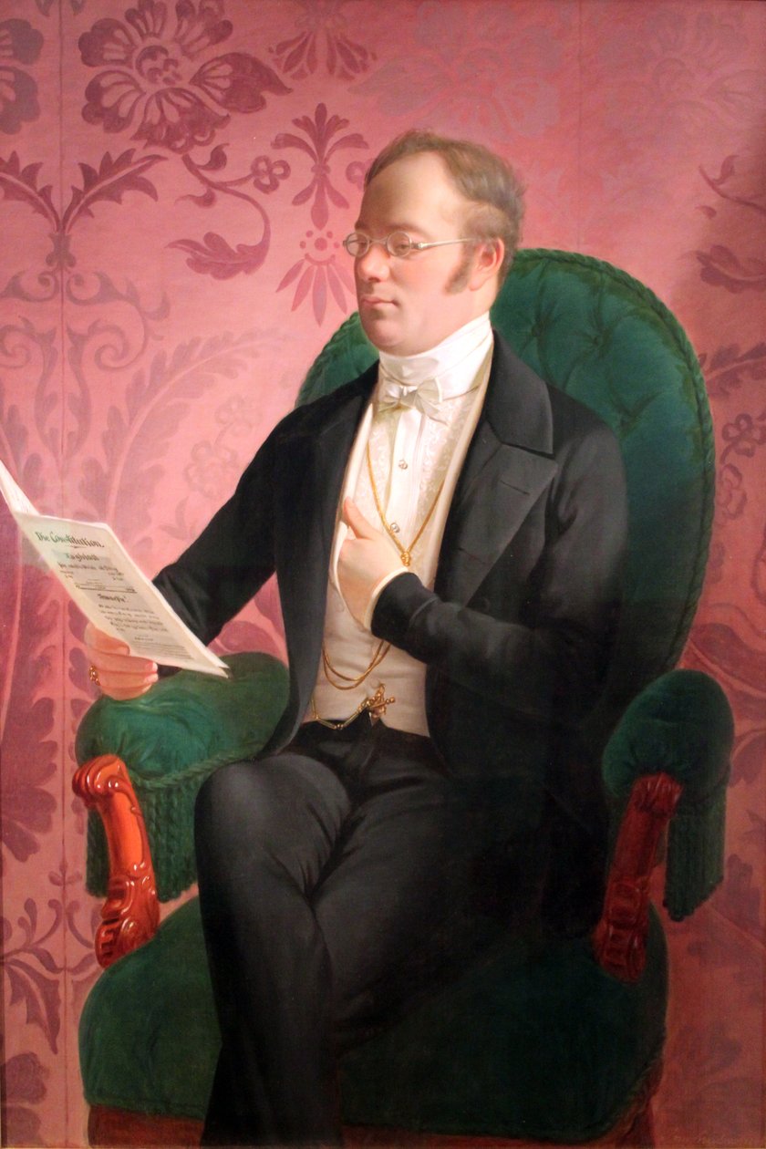 Portrett av en minister av Josef Weidner