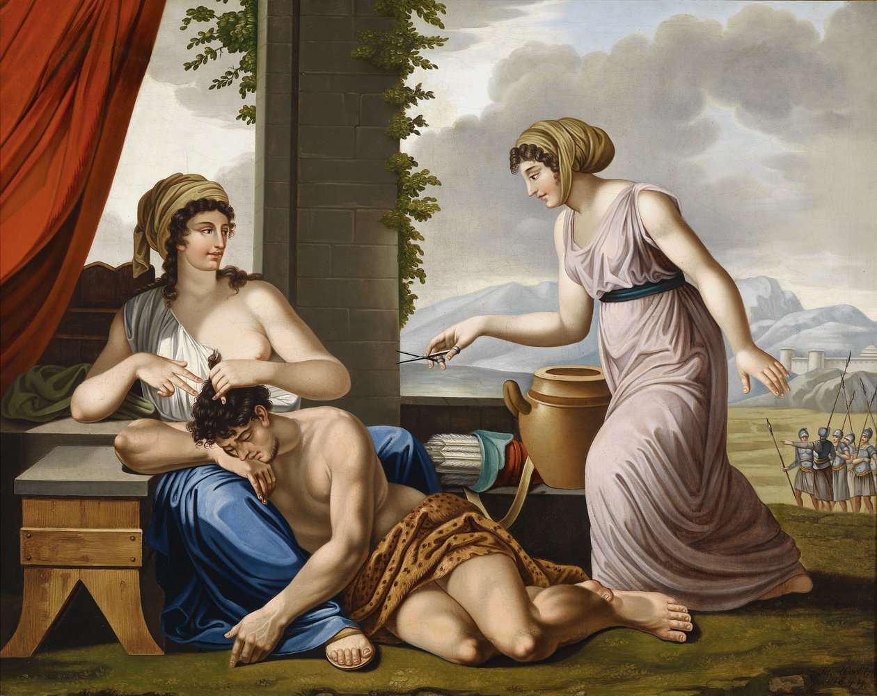 Samson og Delila av Josef Worlicek