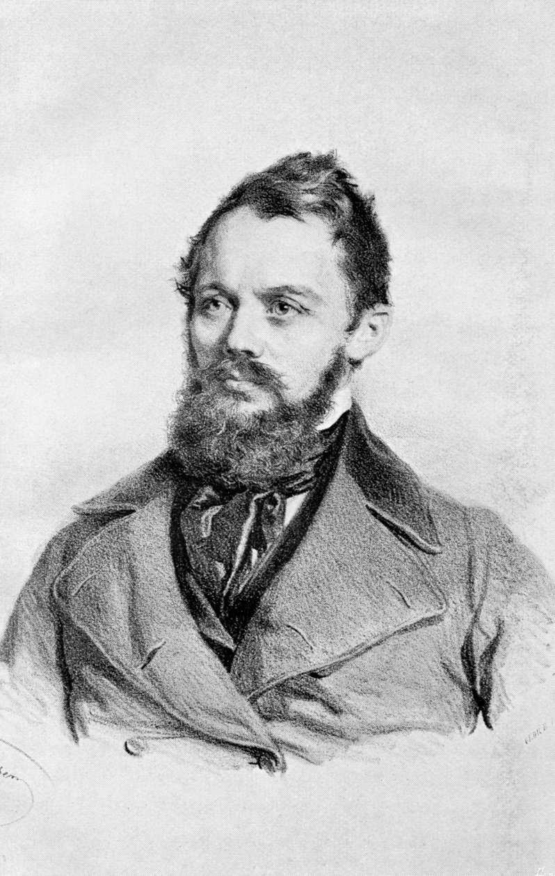 Heinrich Laube av Josef (after) Kriehuber