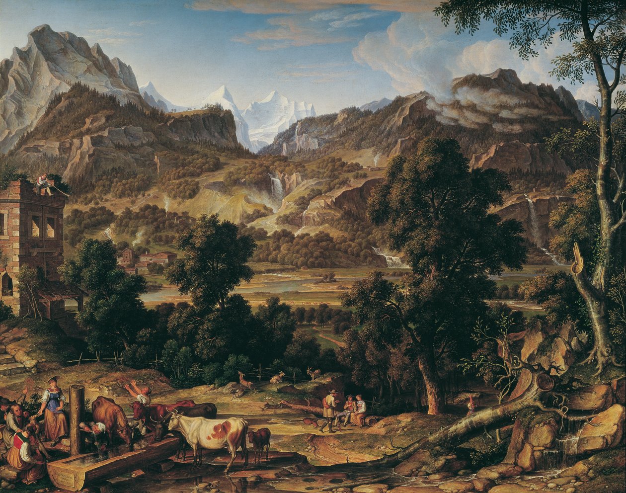 Berner Oberland av Josef Anton Koch
