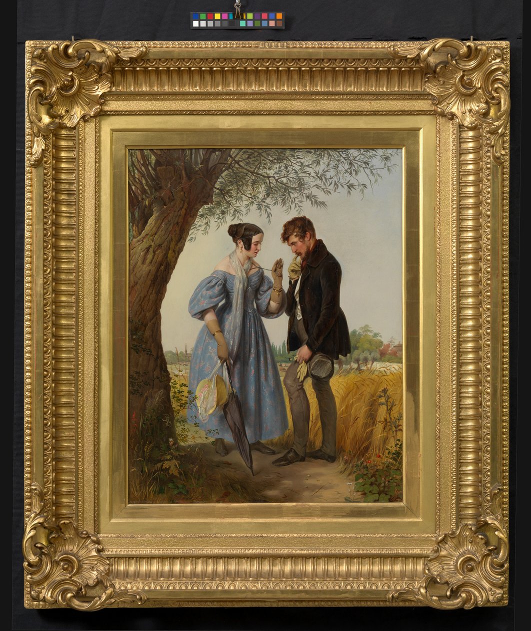 Møtet («Den avviste frieren», «En landeiers frieri») av Josef Danhauser