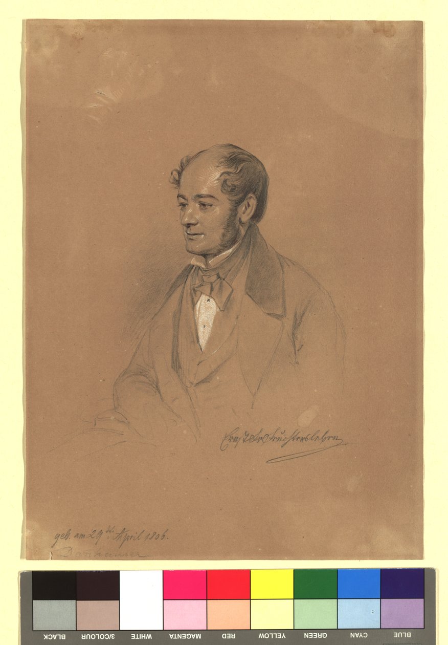 Ernst Freiherr von Feuchtersleben (1806-1849), lege av Josef Danhauser