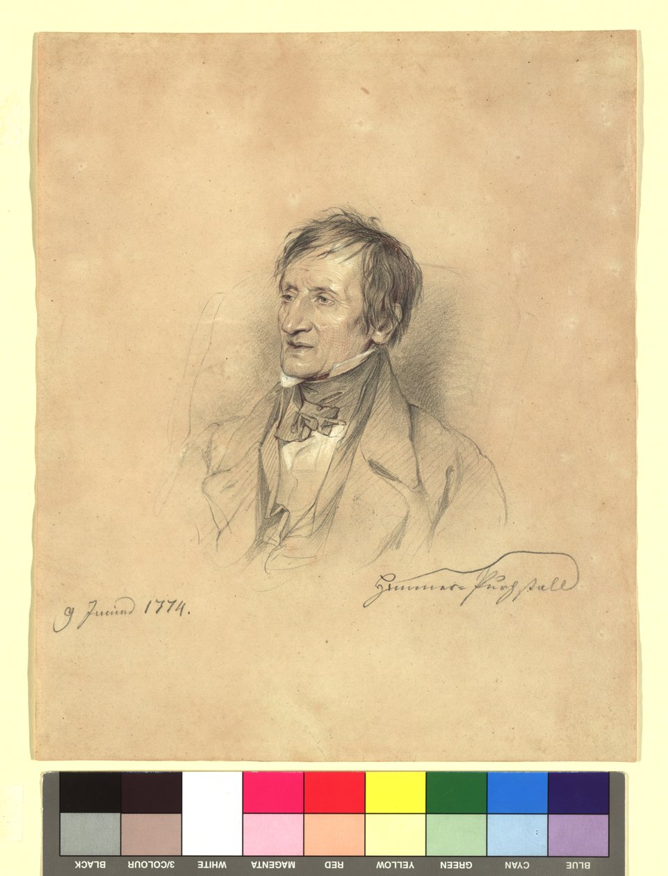 Joseph von Hammer (1774-1856), diplomat, orientalist av Josef Danhauser