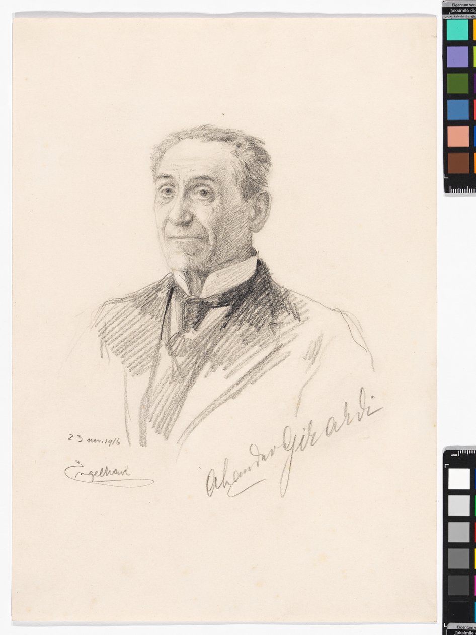 Portrett av skuespilleren Alexander Girardi av Josef Engelhart