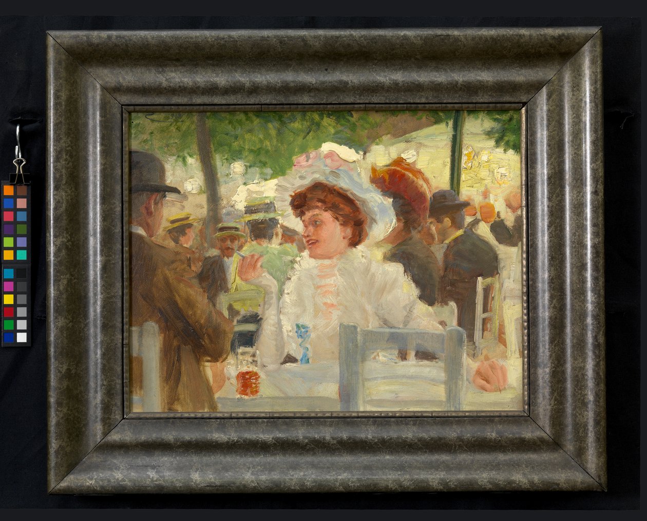 Scene fra Prater (på et vertshus) av Josef Engelhart