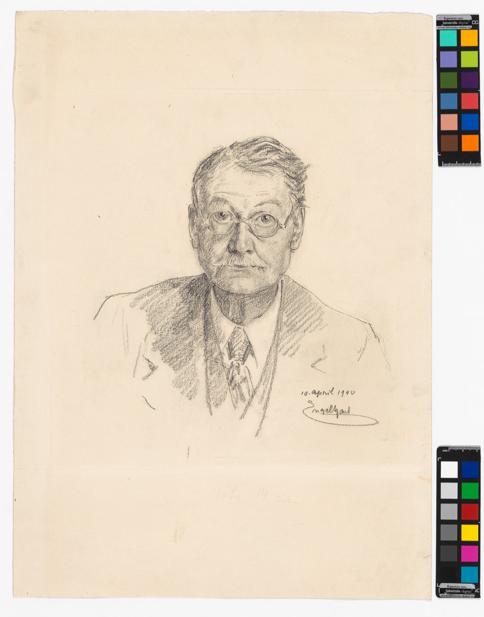 Selvportrett, Josef Engelhart av Josef Engelhart