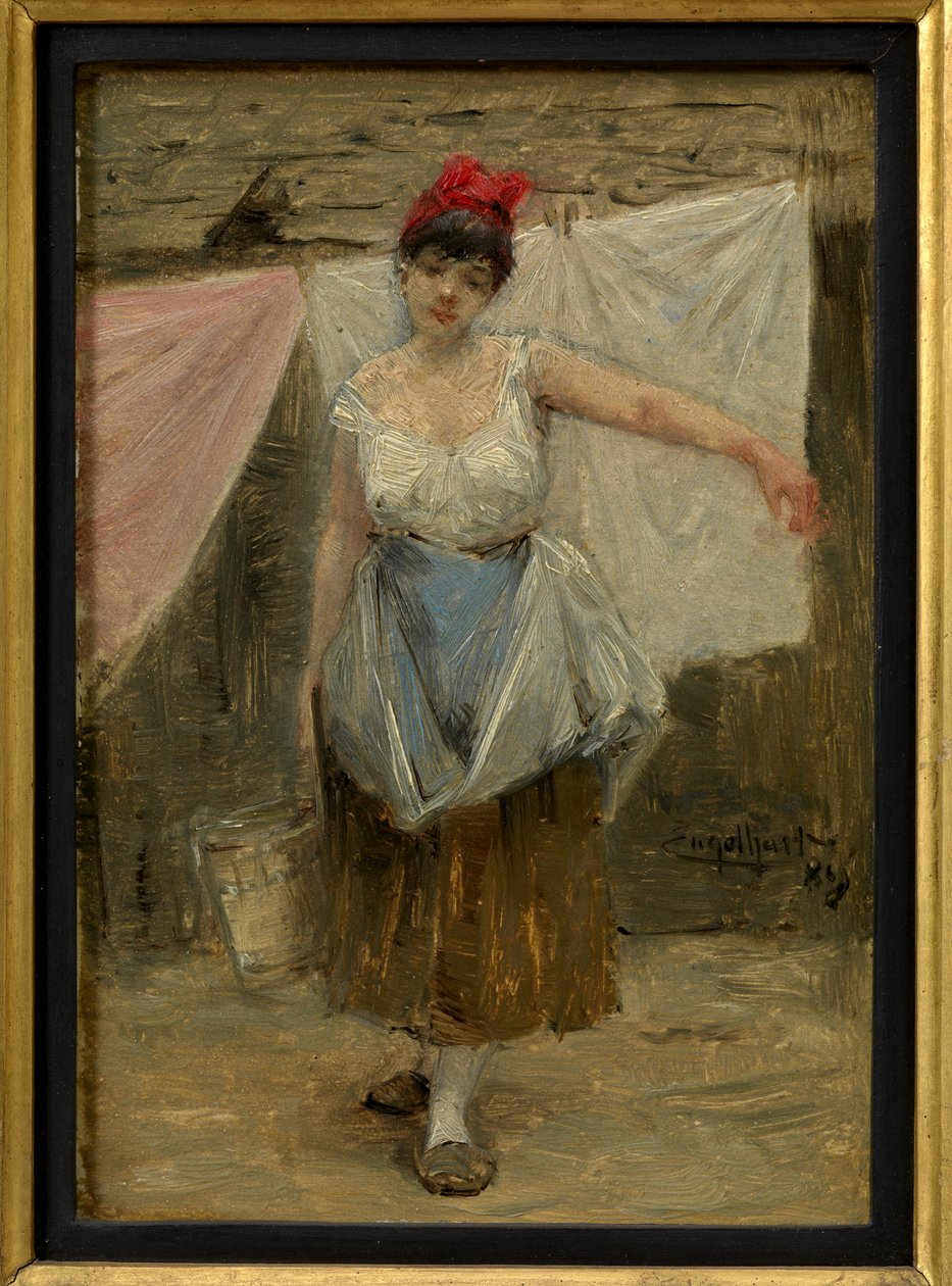 Liten vaskekone av Josef Engelhart