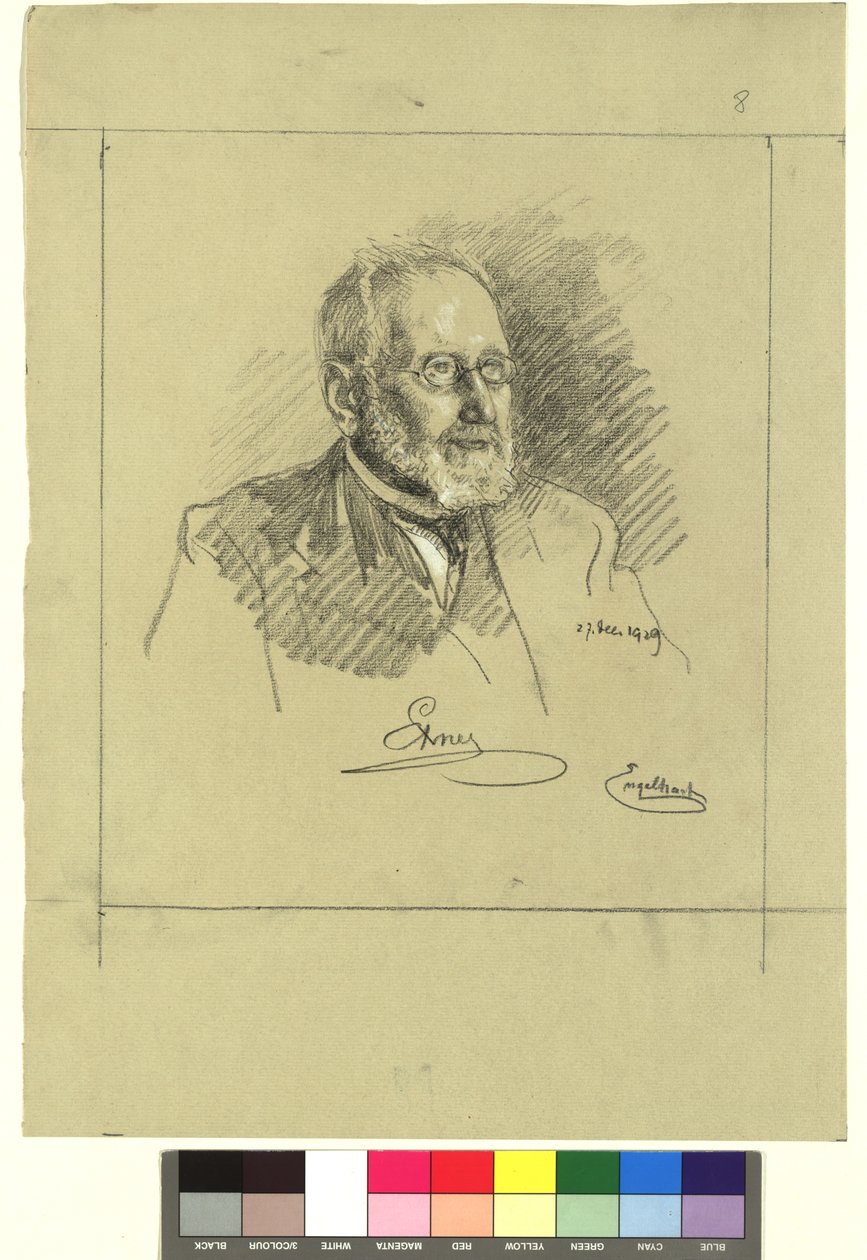 Wilhelm Exner, grunnlegger av det tekniske industrimuseet av Josef Engelhart