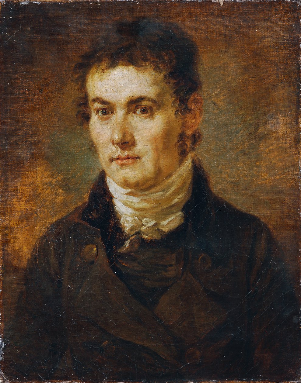 Mann med hvitt slips av Josef Georg von Edlinger