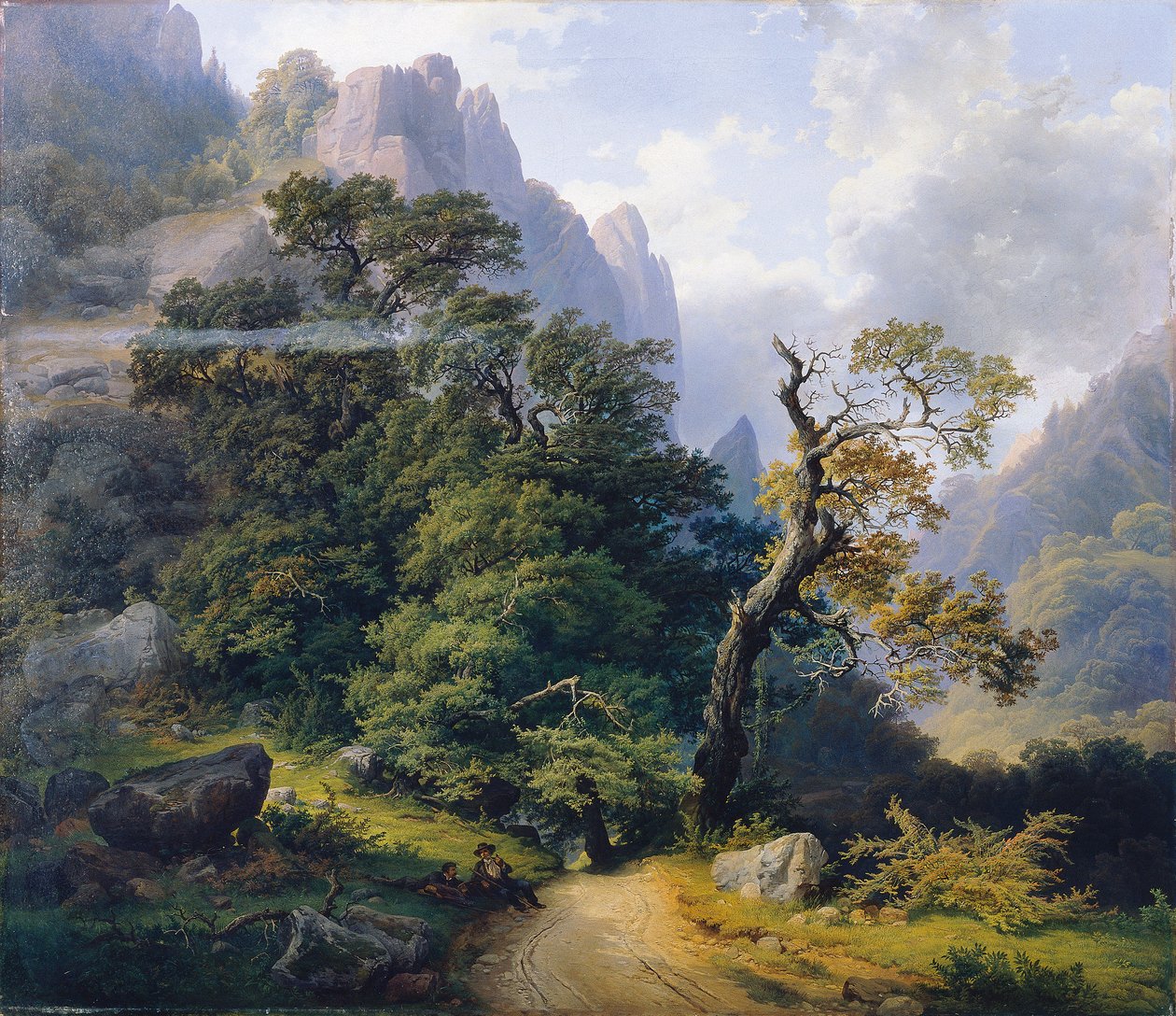 fjellandskap av Josef Holzer
