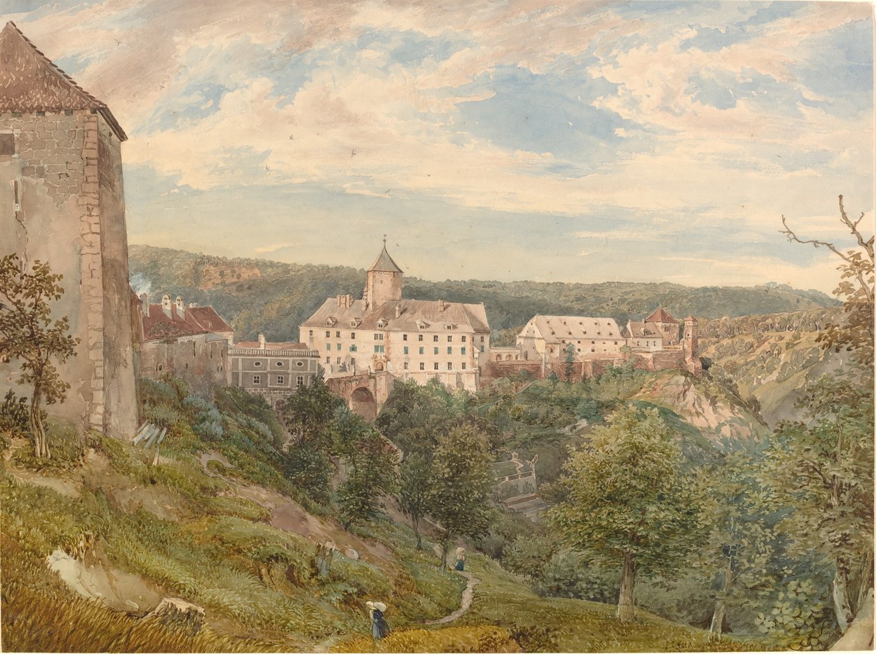 Eichhorn slott på kvelden av Josef Höger