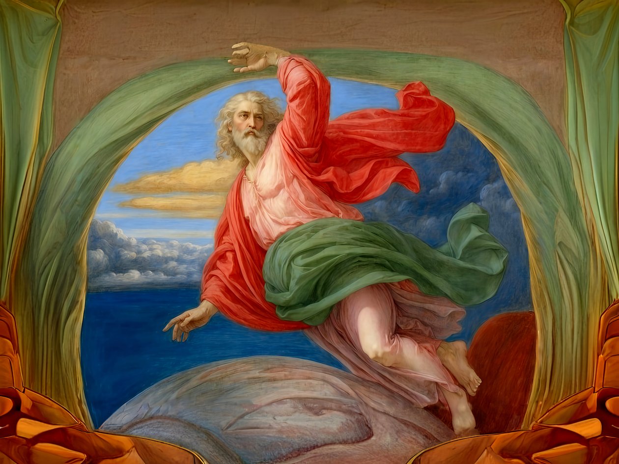 A1_Genesis_02-Creation of the Sky av Josef Johann Michel