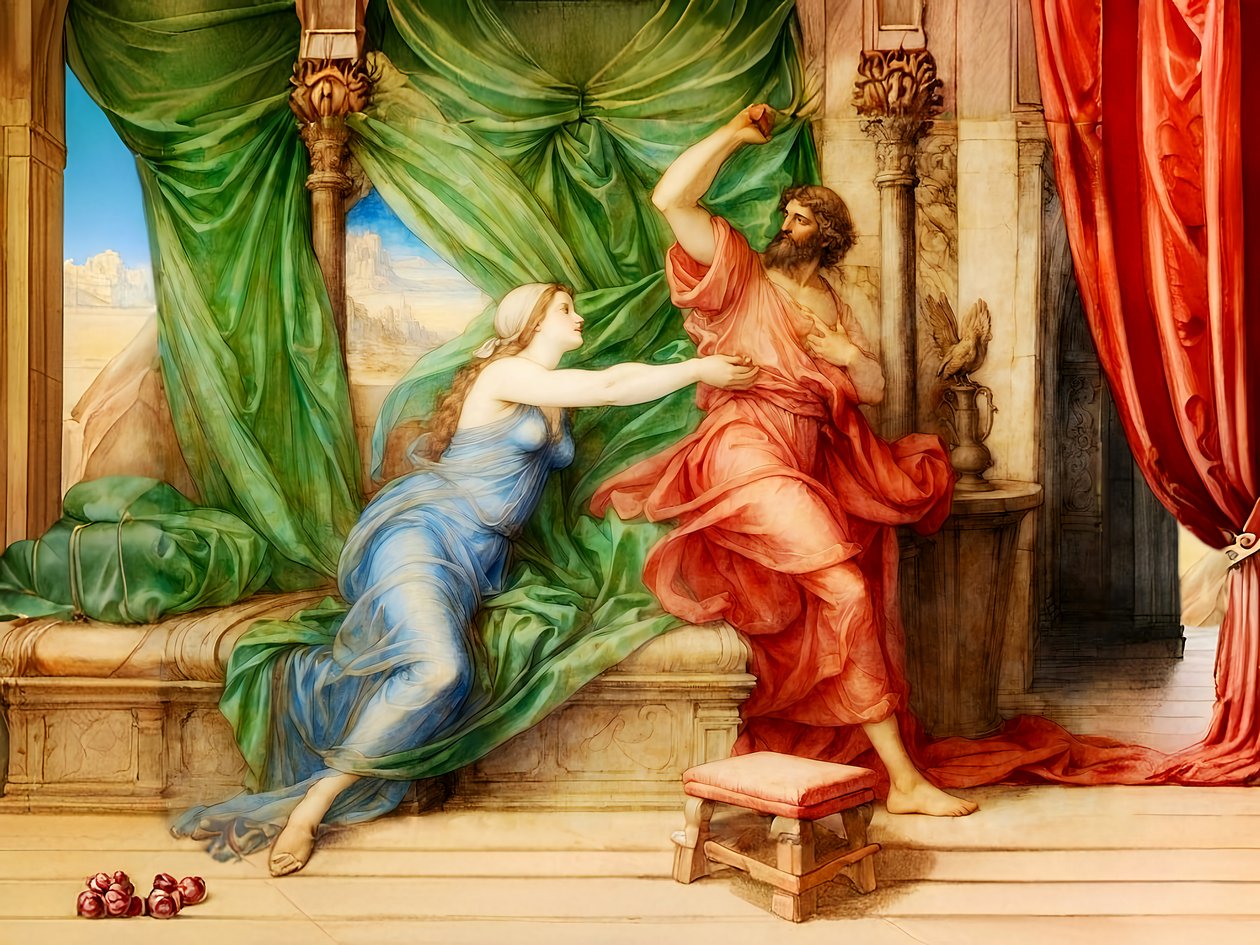 A1_Genesis_39-Joseph og Potifars kone av Josef Johann Michel