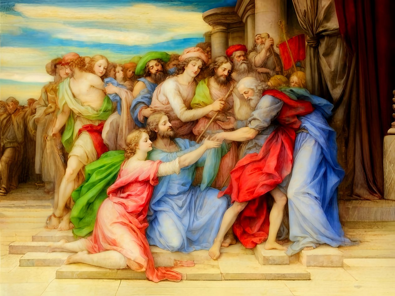 A1_Genesis_43-Joseph avslørt av Josef Johann Michel