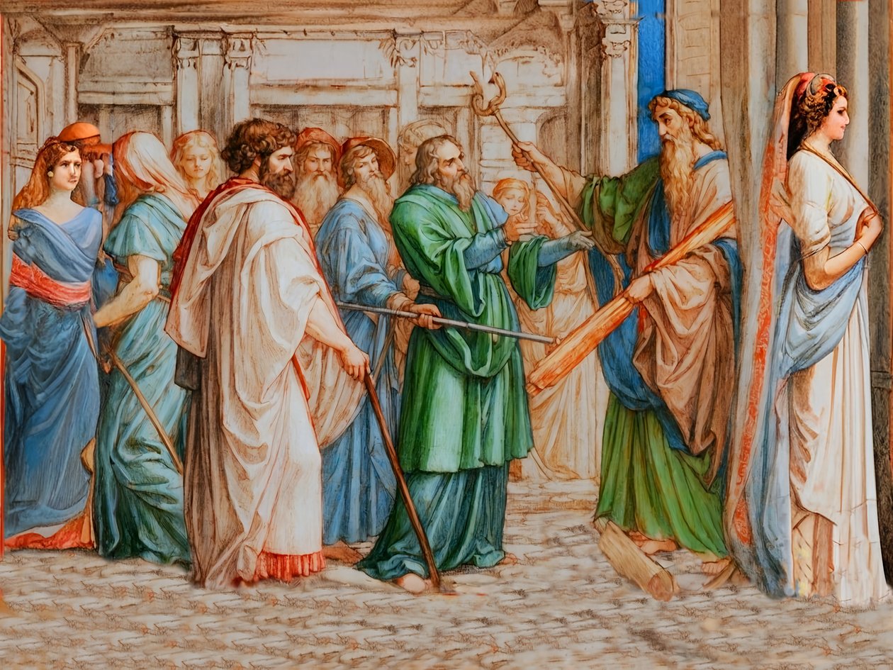 A2_Exodus_17_Aarons stavknopper av Josef Johann Michel