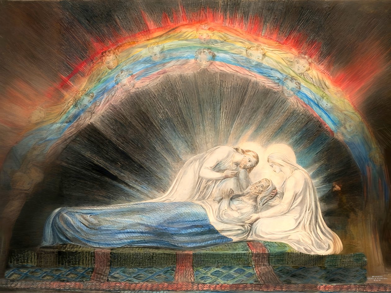 JJM-recreate_Blake-W_Døden til St. Joseph av Josef Johann Michel