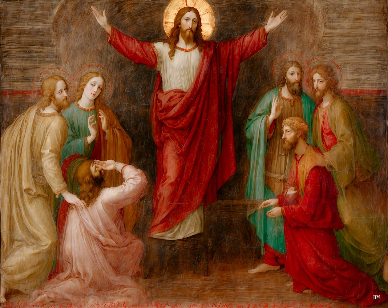 Jesus_Transfiguration_03 av Josef Johann Michel