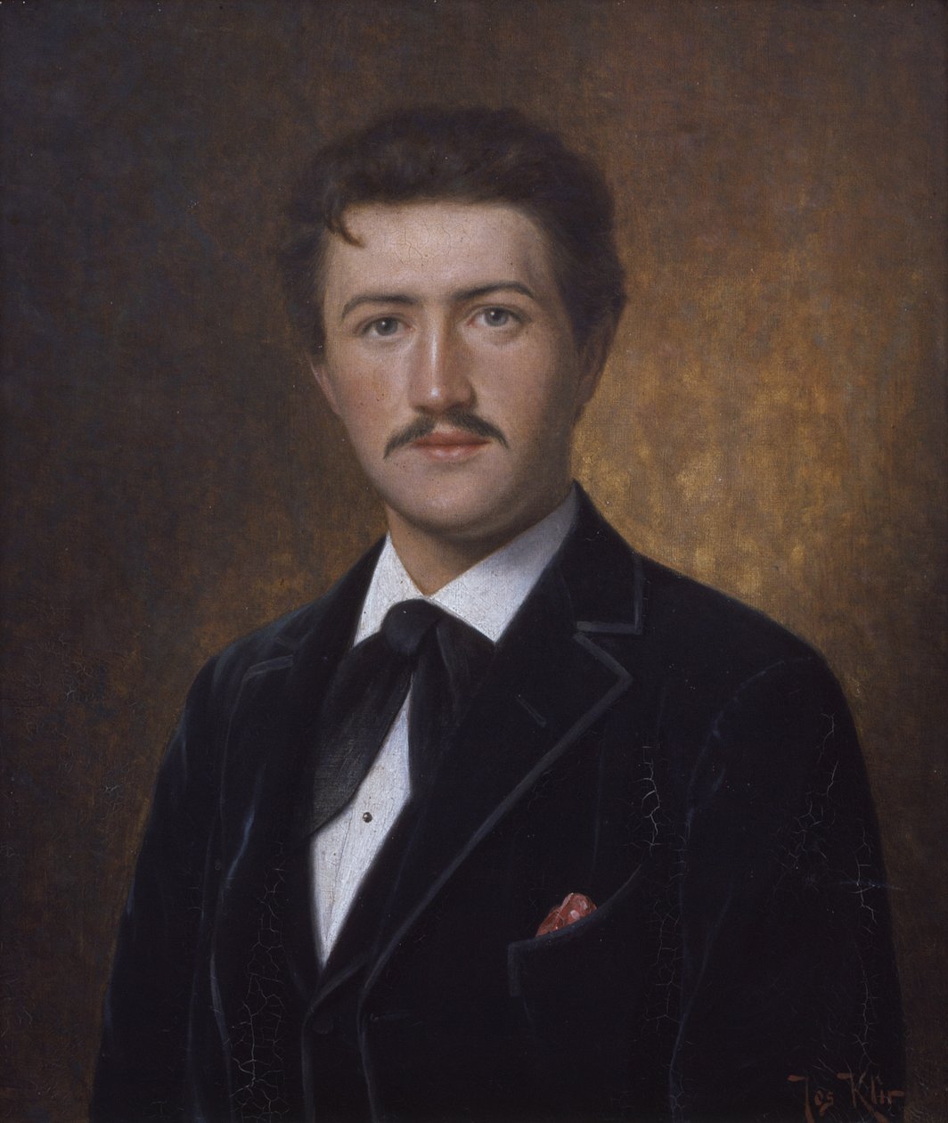 Josef Suk (1874-1935) i en alder av 21 år av Josef Klír