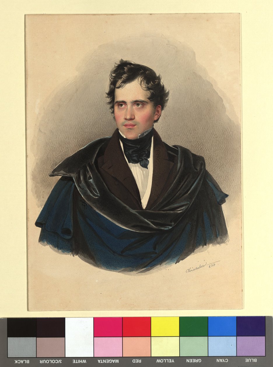 Grev August Friedrich Marschall av Burgholzhausen og Tromsdorf av Josef Kriehuber