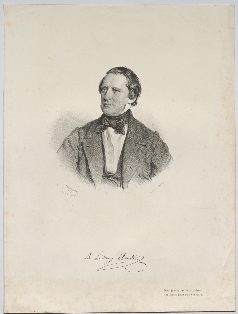 Dr. Ludwig Arndt av Josef Kriehuber