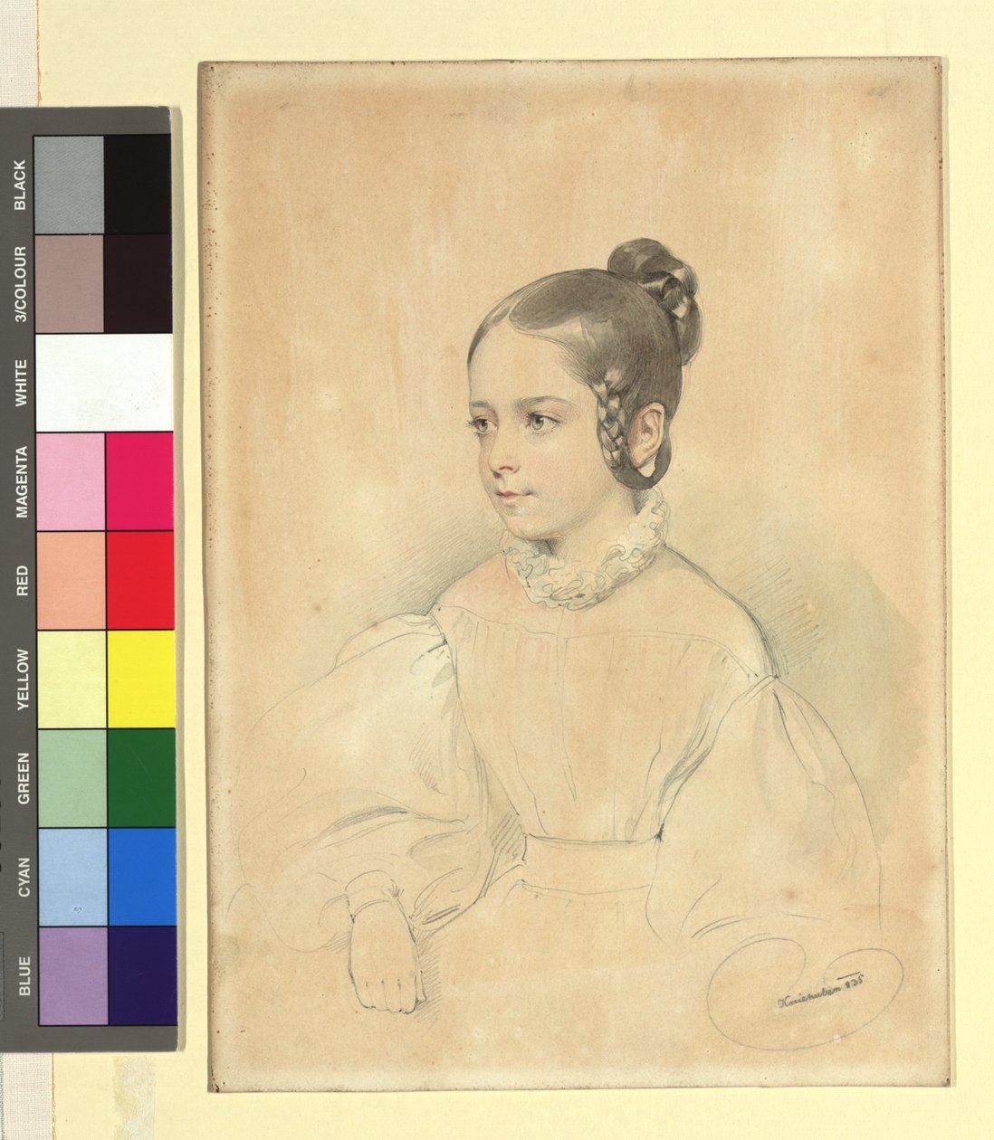 Emilie Kriehuber, datter av Josef Kriehuber (?) av Josef Kriehuber