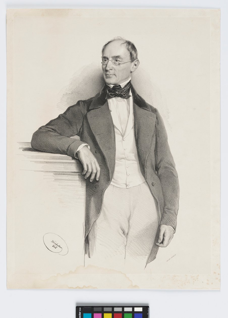 Franz Xaver (III.) friherre von Pillersdorf av Josef Kriehuber